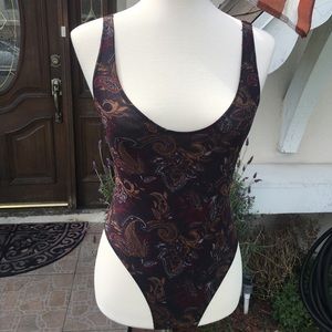 Free people fressia Black bodysuit